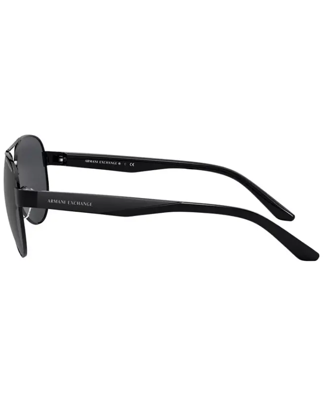 Men's Sunglasses, AX2034S-Shiny Black - 4