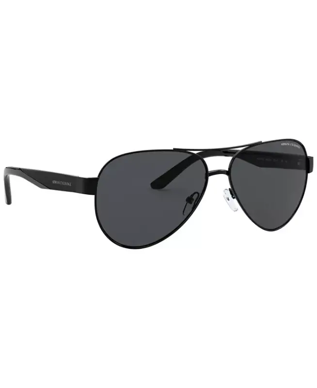 Men's Sunglasses, AX2034S-Shiny Black - 5