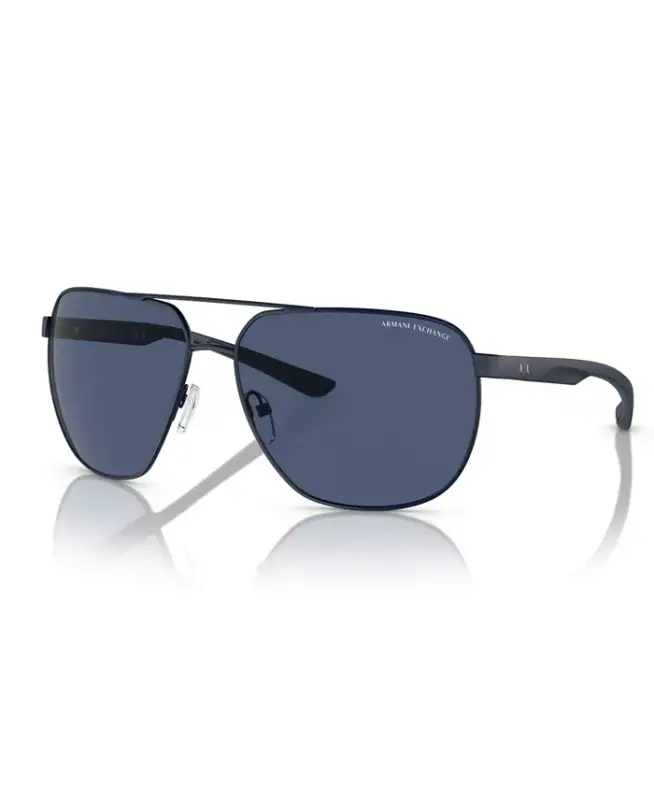 Men's Sunglasses AX2047S - Matte Blue - A|X ARMANI EXCHANGE
