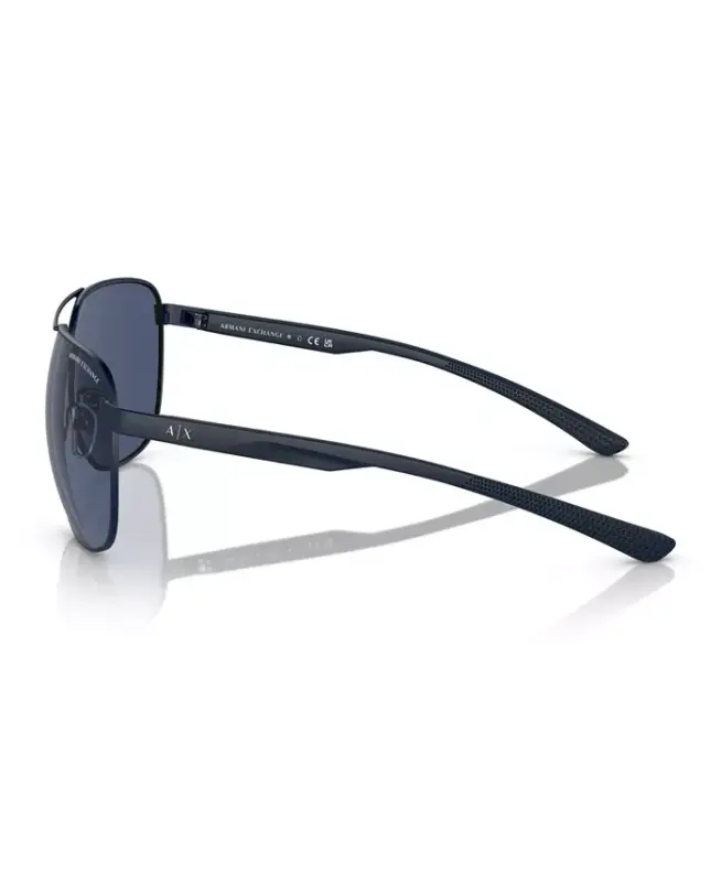 Men's Sunglasses AX2047S - Matte Blue - 3