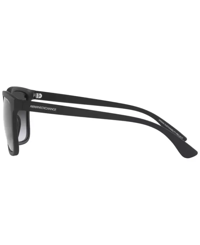 Men's Sunglasses, AX4112SU 55 - Matte Black - 3