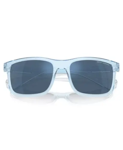 Men's Sunglasses, Ax4145S - Shiny Transparent Blue - A|X Armani Exchange (1)