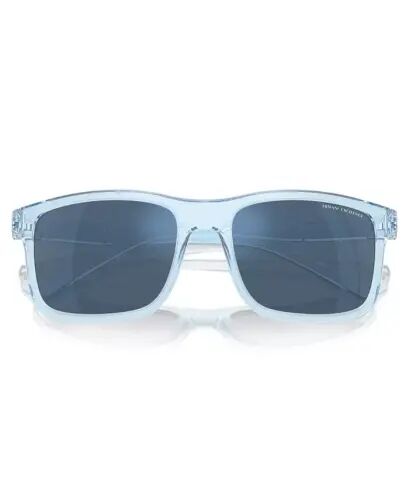 Men's Sunglasses, Ax4145S - Shiny Transparent Blue - A|X Armani Exchange (1)