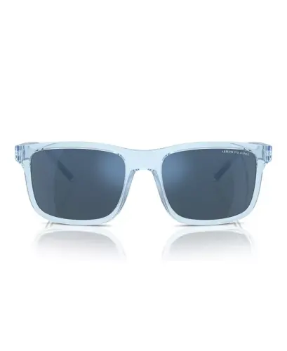 Men's Sunglasses, Ax4145S - Shiny Transparent Blue - 4