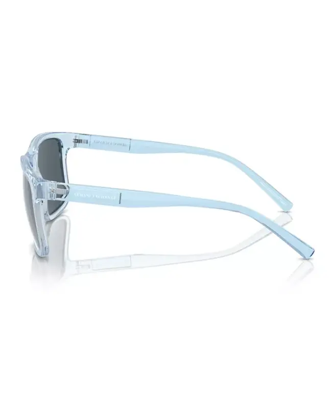 Men's Sunglasses, Ax4145S - Shiny Transparent Blue - 5
