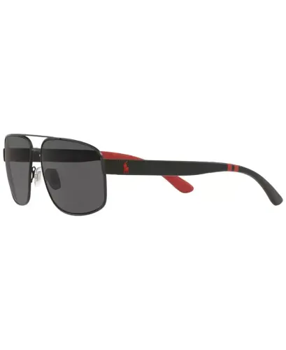 Men's Sunglasses, PH3112 - Matte Black - 8
