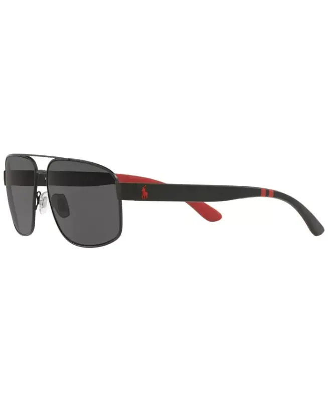 Men's Sunglasses, PH3112 - Matte Black - 8