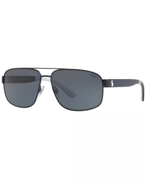 Men's Sunglasses, PH3112 Matte Navy Blue - 1