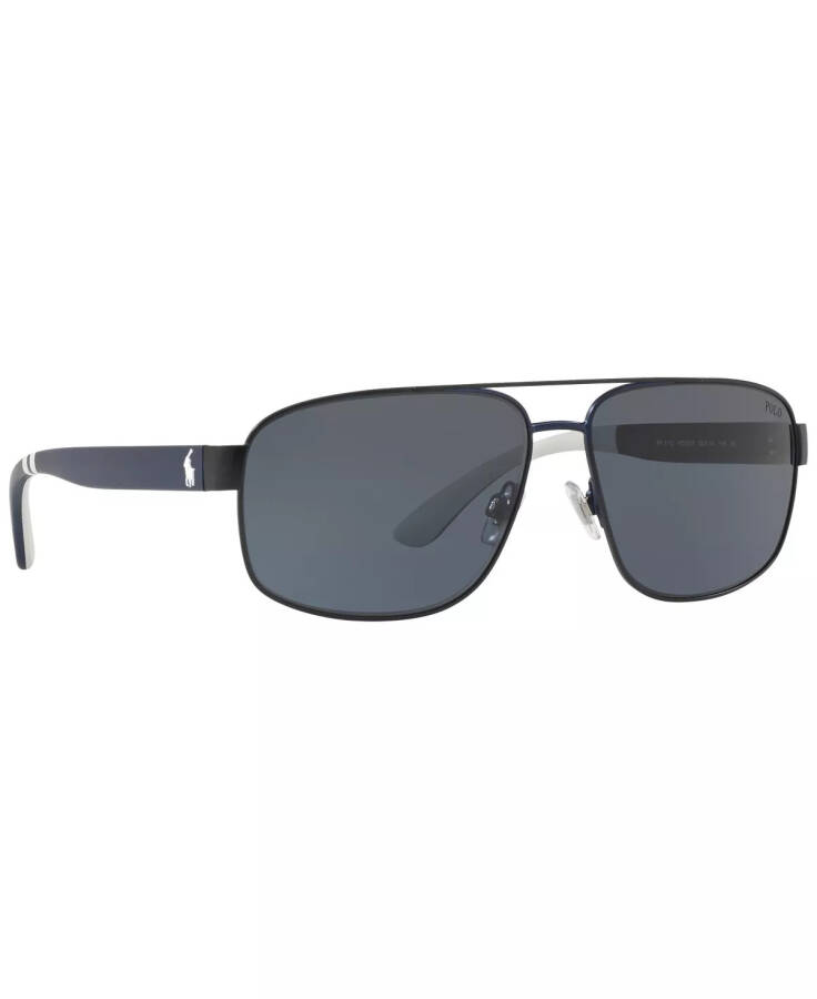 Men's Sunglasses, PH3112 Matte Navy Blue - 6