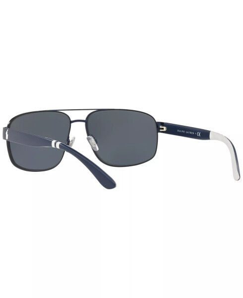 Men's Sunglasses, PH3112 Matte Navy Blue - 8