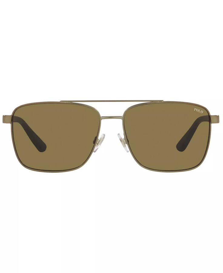 Men's Sunglasses, PH3137 SEMI-SHINY BRASS/OLIVE GREEN - 2