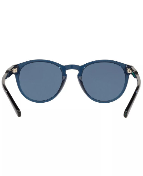 Men's Sunglasses, PH4172 50 SHINY TRANSPARENT BLUE/DARK BLUE - 5