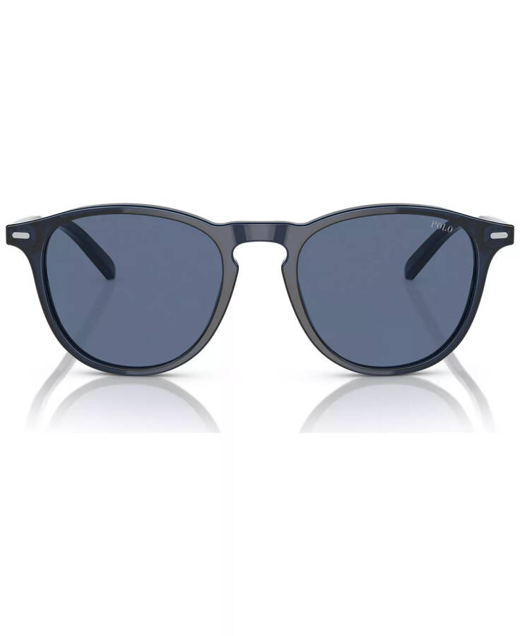 Men's Sunglasses, PH4181 Shiny Transparent Navy Blue - 2