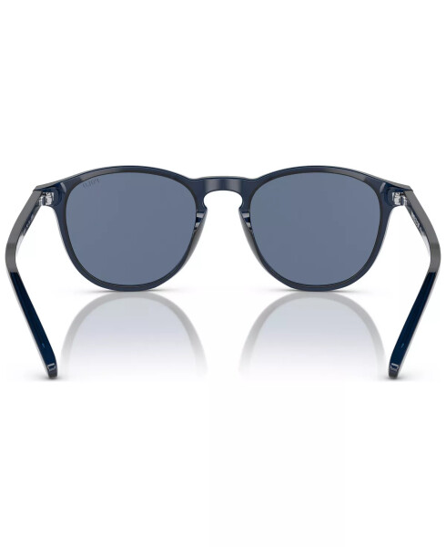 Men's Sunglasses, PH4181 Shiny Transparent Navy Blue - 3