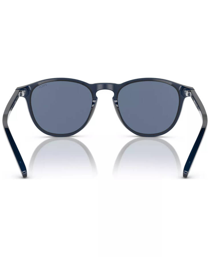 Men's Sunglasses, PH4181 Shiny Transparent Navy Blue - 3