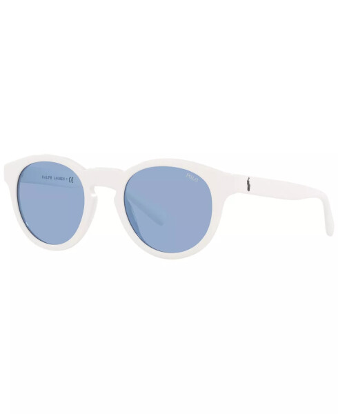 Men's Sunglasses, PH4184 49 Shiny White - 1