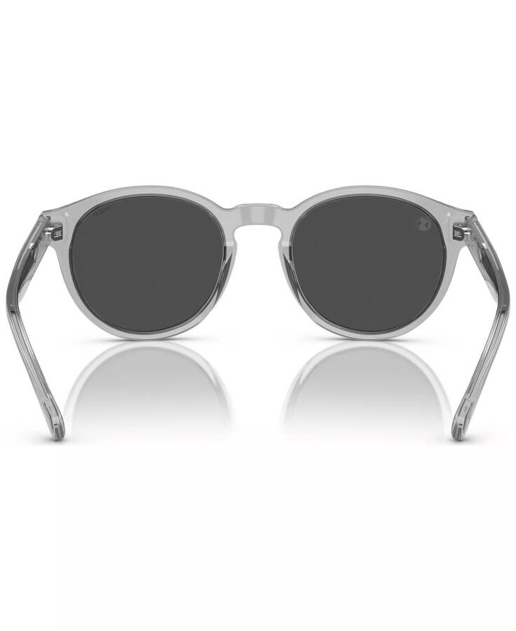 Men's Sunglasses, PH4192 Shiny Transparent Gray - 3