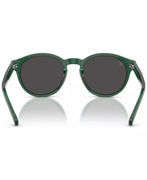 Men's Sunglasses, PH419251-X 51 Shiny Transparent Green - 4