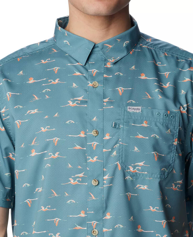 Men's Super Slack Tide Camp Shirt Tranquil Teal - 3