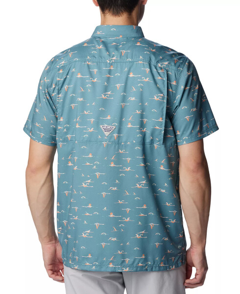 Men's Super Slack Tide Camp Shirt Tranquil Teal - 4