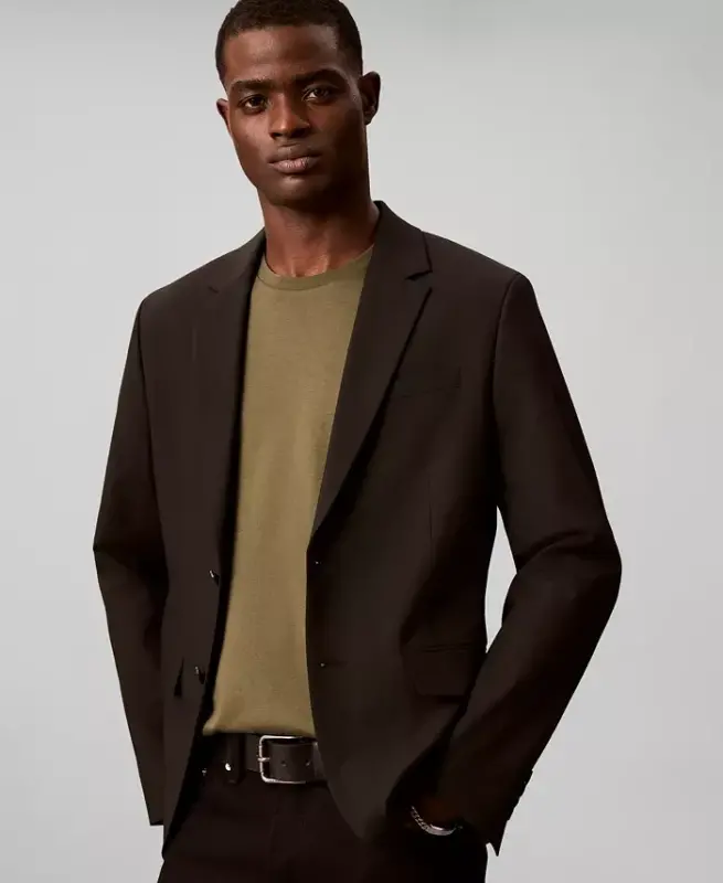 Men's Supima Interlock T-Shirt - Black Coffee - 14