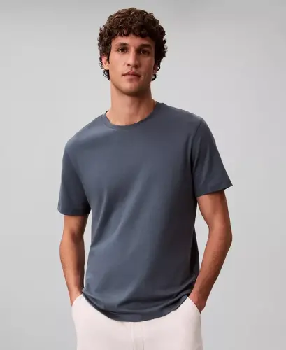 Men's Supima Interlock T-Shirt - Dark Slate 