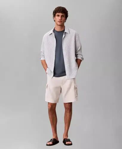 Men's Supima Interlock T-Shirt - Dark Slate - CALVIN KLEIN (1)