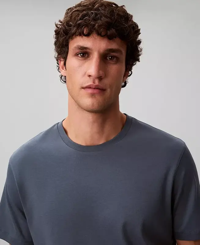 Men's Supima Interlock T-Shirt - Dark Slate - 3
