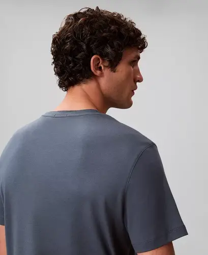 Men's Supima Interlock T-Shirt - Dark Slate - 4