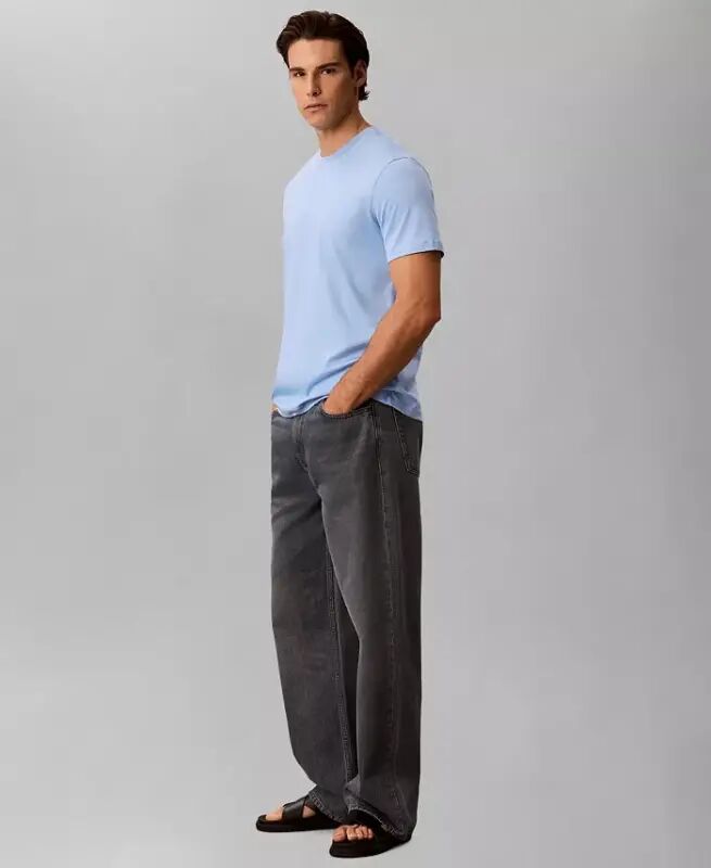 Men's Supima Interlock T-Shirt - Placid Blue - 3