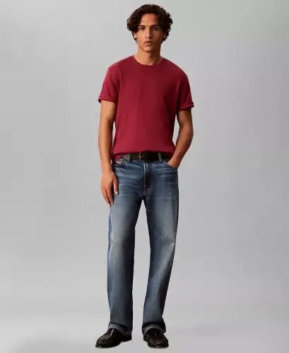 Men's Supima Interlock T-Shirt - RHODODENDRON - Calvin Klein (1)