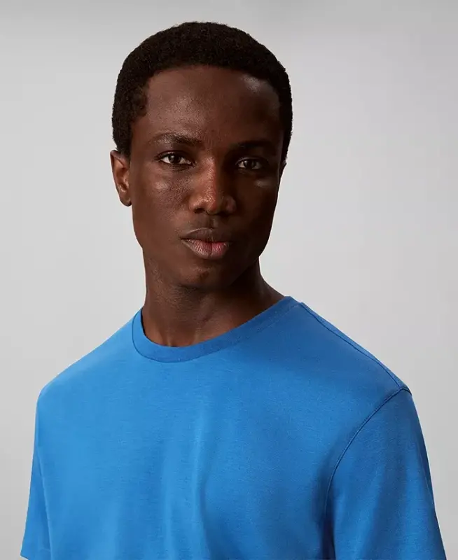 Men's Supima Interlock T-Shirt - Winter Blue - 4