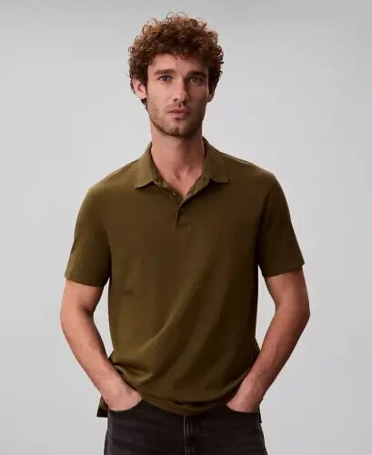Men's Supima Short-Sleeve Polo Shirt - Crude Green - 1