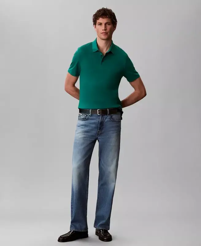 Men's Supima Short-Sleeve Polo Shirt - Enchanted Forest - 2