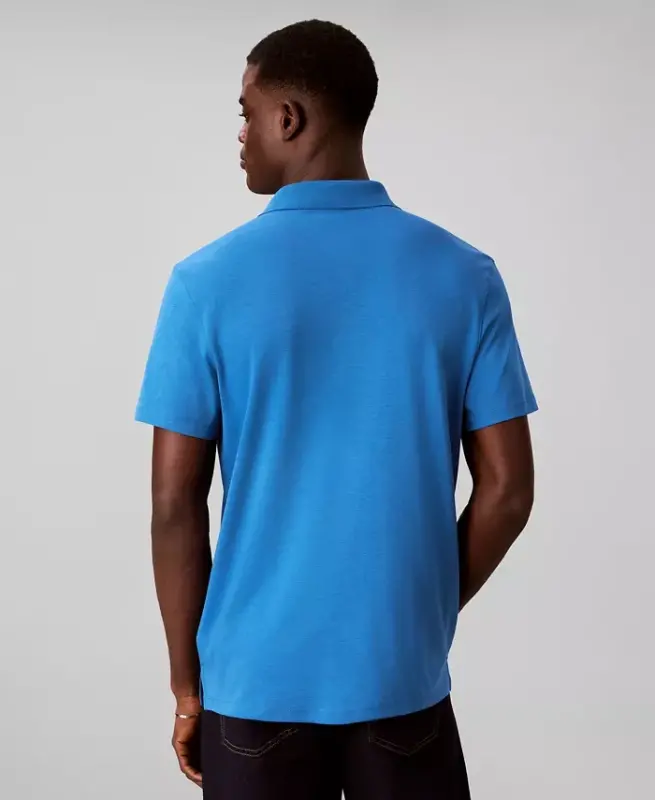 Men's Supima Short-Sleeve Polo Shirt - Grisaille - 5