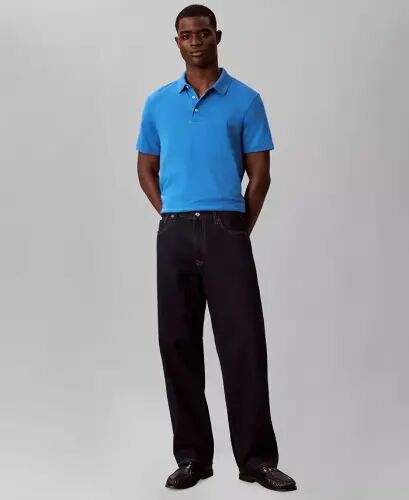 Men's Supima Short-Sleeve Polo Shirt - GRISAILLE - CALVIN KLEIN (1)