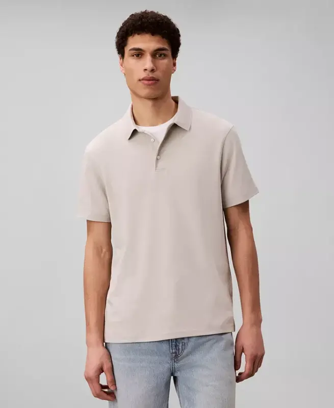 Men's Supima Short-Sleeve Polo Shirt - Moonstruck - 1