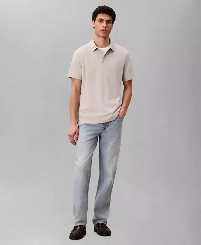 Men's Supima Short-Sleeve Polo Shirt - Moonstruck - 2