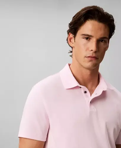 Men's Supima Short-Sleeve Polo Shirt - Pearly Pink - 5