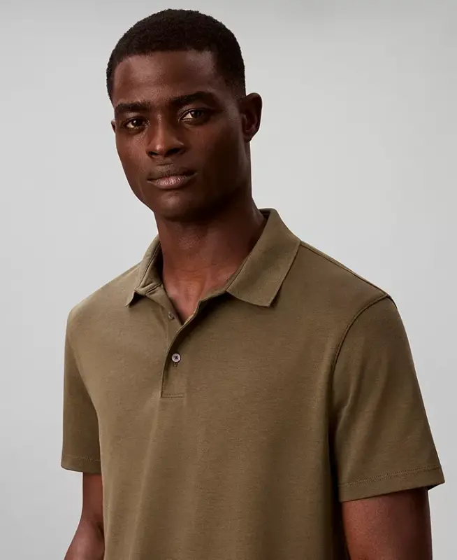 Men's Supima Short-Sleeve Polo Shirt - Rhododendron - 7