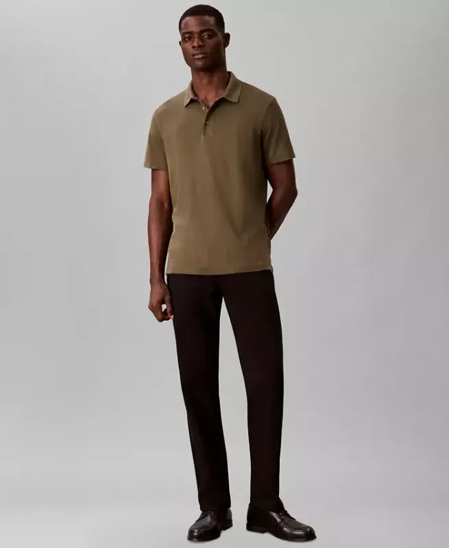 Men's Supima Short-Sleeve Polo Shirt - Rhododendron - 8