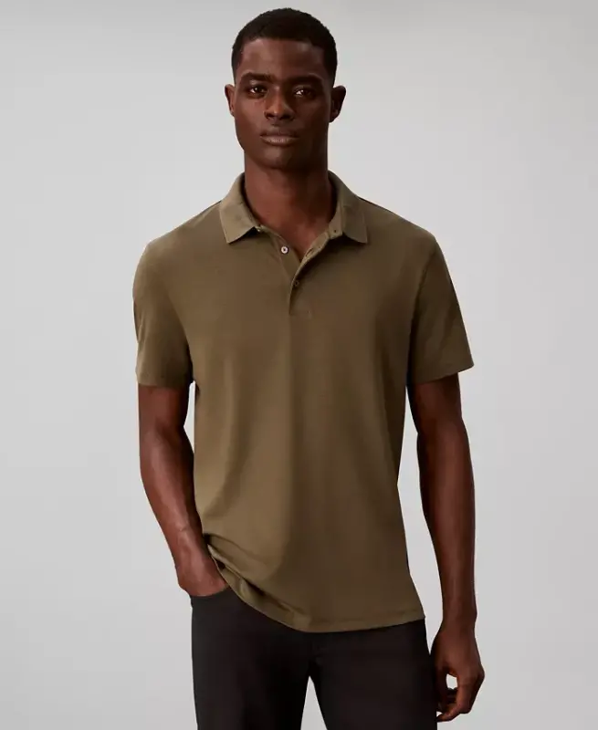 Men's Supima Short-Sleeve Polo Shirt - Rhododendron - 11