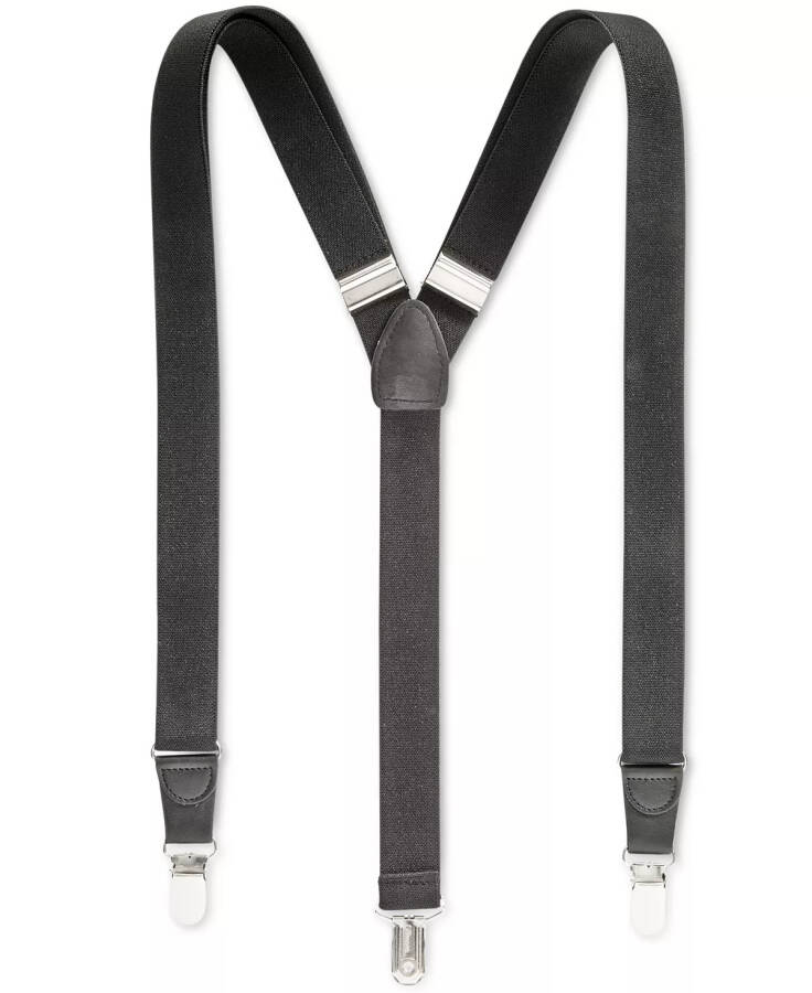 Men's Suspenders, Created for Modazone Black - 2