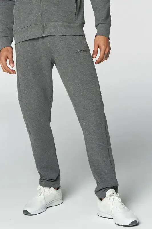 Men's Sweatpants Cotton Fabric Straight Leg Men's Sweatpants 932096-2833ANTHRACITE-ANTHRACITE - 2