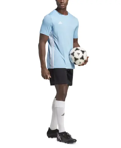 Men's Tabela 23 Slim-Fit Performance T-Shirt-Light Blue/White - ADIDAS (1)