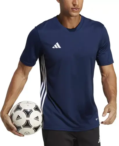 Men's Tabela 23 Slim-Fit Performance T-Shirt-Navy Blue/White - ADIDAS (1)