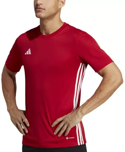 Men's Tabela 23 Slim-Fit Performance T-Shirt - Power Red/White - 1