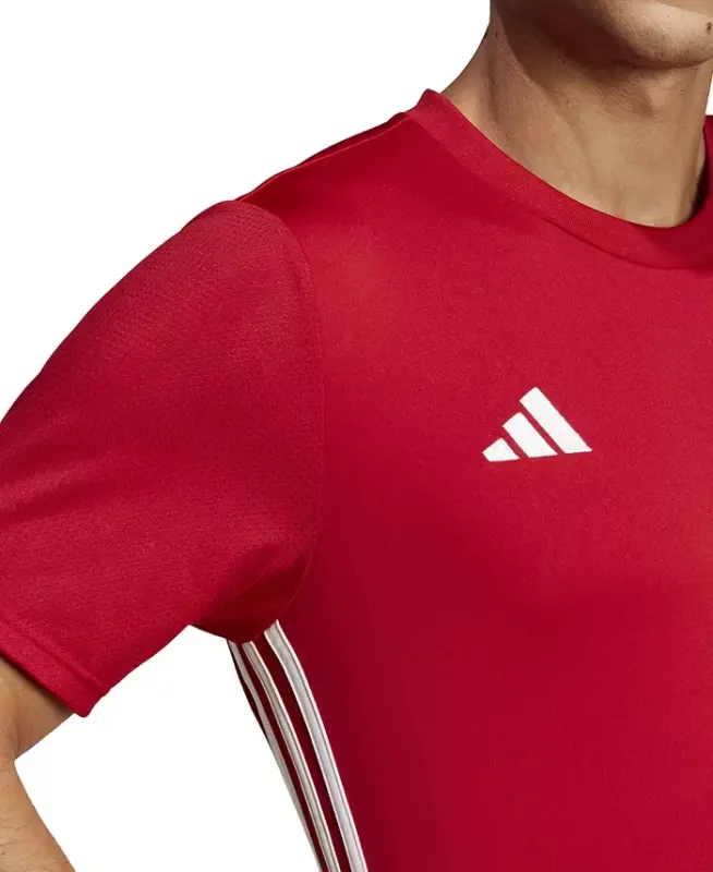 Men's Tabela 23 Slim-Fit Performance T-Shirt - Power Red/White - 3