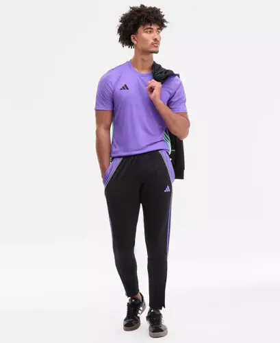 Men's Tabela 23 Slim-Fit Performance T-Shirt - Purple/Black - ADIDAS (1)