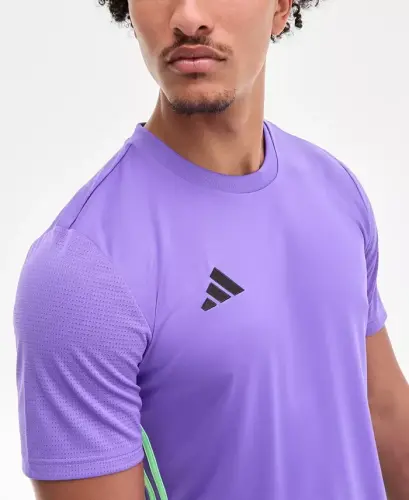 Men's Tabela 23 Slim-Fit Performance T-Shirt - Purple/Black - 3